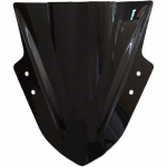 skirta Kawasaki Ninja 300 R EX300 EX300R ex300 r 2013 2014 2015 2016 2017 Juodas priekinis stiklas WindScreen Dvigubas burbulas EX 300 R