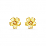 Swarovski Florere Mados tendencija I&scaron;skirtiniai gėlių auskarai Moteri&scaron;ki auskarai Geltonas auksas 5650571 Box (Random Color)