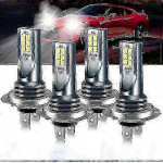 4x H7 Super Ry&scaron;kus 60000lm 120w LED priekinio žibinto lemputės rinkinys Auk&scaron;tos ir žemos &scaron;viesos 6000k Baltas