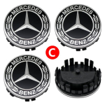 Benz AMG rato centriniai dangteliai 75mm Plaukiojantis magnetinis levitavimas Mercedes Benz AMG C E S Klasės GLE GLC GLS W204 W205 W212 Priedai rk2