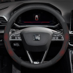 SEAT Leon Ibiza FR 2 Ateca Arona Exeo Arosa Tarraco Mii Automobilio Vairo Dangtelis Anglies Pluo&scaron;to Suede Odos Automobilio Aksesuarai black