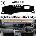 Apsauginis kilimėlis prietaisų skydeliui Kia Sportage 5 NQ5 2026 2027 Automobilio prietaisų skydelio apsauga nuo saulės Anti-UV kilimėlis Priedai RHD Black with HUD gray
