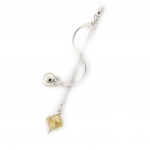 Les Tr&eacute;sors De Lily [K6469] - Pendentif Argent 'Scarlett' ambre