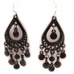 Les Tr&eacute;sors De Lily [L5215] - Boucles Cr&eacute;ateur 'Carmen' noir juoda