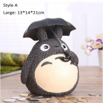 Mano kaimynas Totoro Piggy Bank dervos Totoro figūrėlės japoni&scaron;ko stiliaus monetų pinigų dėžutė