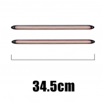 Led Car DRL dienos žibintai, atsparūs vandeniui, universalūs automatiniai priekiniai žibintai, nuoseklus posūkio signalas, geltona tekanti lempa 34.5CM