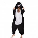 Žiemos suaugusiems gyvūnams Mike Duck Onesies Ryklys Katė Lapė Pižama Beždžionė Animaciniai Kostiumai Kombinezonai Kalėdiniai gobtuvai XL