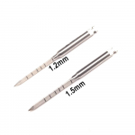 Dantų implantų kastuvėlio formos pilotinis žymėjimo lancetas chirurginis grąžtas 1,5 mm + 1,2 mm odontologo instrumentai 2pcs mixed-1.2mm&1.5mm