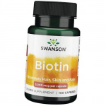 Biotinas, Biotin 5000, Swanson 100 kaps. (36280063) 100caps