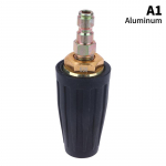 1Pc Pressure Washer Tips Turbo Nozzle 360&deg; Rotating Spray Turbo Nozzle 4000 PSI with 1/4 inch Quick Connector for
