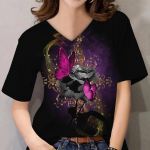 Moteri&scaron;ki 3D mar&scaron;kinėliai su gėlių ra&scaron;tais trumpomis rankovėmis V kaklo vasaros mėgėjų porų mar&scaron;kinėliai XL