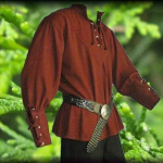 Renesanso laikų dvarininko riterio vir&scaron;ūnė be diržo Viduramžių vyrų Cosplay kostiumo priežastiniai mar&scaron;kinėliai Pirate XXXL