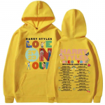 2023 m. &bdquo;Love on Tour&ldquo; koncertų džemperis Harajuku Hip Hop Didelis gobtuvai Unisex Y2k drabužiai ilgomis rankovėmis megztiniai su gobtuvu Gatvės drabužiai 2XL