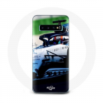 Coque pour Samsung Galaxy S10 plus Formule 1 Pierre Gasly Pilote F1 Blanc
