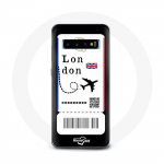 Coque pour Samsung Galaxy S10 Billet d'avion London