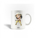 Keramikinis puodelis - MANIACASE - One Piece - Usopp - 30cl - Galima plauti indaplovėje - Baltas