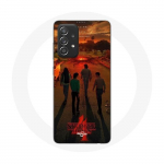 Coque pour Samsung Galaxy A33 5G Stranger Things Saison 4 Affiche Art Equipages de la Nouvelle Th&eacute;orie