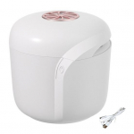 Ultragarsinis laikiklio valiklis 45KHz 180ML Ne&scaron;iojami protezų breketai Burnos apsauga Lygintojas UV valiklis Namų dirbtinių dantų valymo ma&scaron;ina