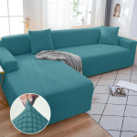 Vienspalviai elastingi sofos užvalkalai svetainei, tamprus užvalkalas fotelis sofos užvalkalas kampas L formos sekcinis sofos apsaugas 2seater145-185cm 1PC
