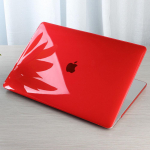 Kri&scaron;tolinis plastikinis dėklas, skirtas Macbook Pro Air 13 A2681 A2338 A2337 M1 dėklas M2 Chip Pro 14 A2442 A2289 A2251 A1706 A2159 Old Air 13 A1466 raudona