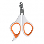 Profesionalios gyvūnų nagų žirklės su apsauga, neslystančia rankena, patogiu sukibimu, apsaugančios nuo sužalojimų, &scaron;unims, katėms, nagų žirklės, gyvūnų reikmenys oranžinė