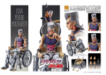 Super figūrėlė kilnojama &bdquo;JoJo keistas nuotykis, 5 dalis&ldquo; [JP. Polnareff] apytiksliai. 160 mm PVC&ABS&nailonu dažyta kilnojama figūrėlė ME21528 gray