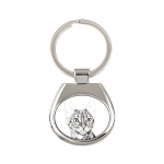 Toyger Cat - keychain with a cat, keychain with a print, personalized pendant from the Art-Dog brand sidabras