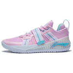 Li Ning Fury Laisvalaikio Patogūs Kvėpuojantys TPU Smūgio Absorbcijos Atrama Žemo Aulo Krep&scaron;inio Batai Vyrams sportbačiai &Scaron;viesiai rožiniai ABFT019-6 45