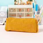 Naujas retro velvetinis vienspalvis pie&scaron;tukų dėklas literatūrinis paprastas ra&scaron;tinės reikmenų krep&scaron;ys vidurinės mokyklos mokinio ra&scaron;tinės reikmenų dėžutė