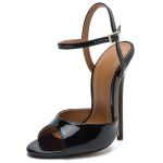 Madingi itin auk&scaron;takulniai moteri&scaron;ki sandalai Madingi seksualūs vasariniai batai moterims Kokybi&scaron;ki raudoni balti feti&scaron;o kulniukai vakarėliui &scaron;okių vestuviniai batai panelei 39 juoda