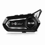 &bdquo;Bluetooth 5.0&ldquo; motociklo &scaron;almas &bdquo;Intercom&ldquo; ausinės 500M 2 vairuotojų vidinis komunikatorius su avariniu ap&scaron;vietimu