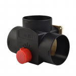 Nuo 75 mm / 90 mm / 90 mm iki 75 mm vožtuvo sklendė, reguliuojama oro dyzelinio &scaron;ildytuvo ventiliacijos kanalas T &scaron;akos skirstytuvo i&scaron;metimo vamzdžio sujungimo jungtis 75mm