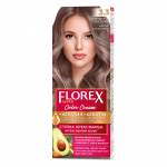 Florex Super ilgalaikiai plaukų dažai kremas - Suteikia jūsų plaukams gilų maitinimą, Padaro jūsų plaukus &scaron;velnius ir &scaron;ilko blizgesio. Ash Blonde 3.3