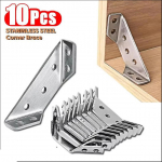 10 vnt trikampio laikiklio baldų atramos sustorėjęs universalus jungties kampas