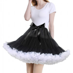 Moteri&scaron;ki apatiniai apatiniai sijonai Swing Princess Sijonas Hippy Cosplay Mielas Naujas One Size juoda