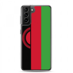 Telefono dėklas - Samsung - Galaxy S24 - Malavio vėliava - Lankstus - Daugiaspalvis