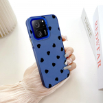 Spalvingas sidabrinis dvipusis kietas dėklas su pie&scaron;iniu, atsparus smūgiams ir kritimams, skirtas Xiaomi Redmi Poco telefonams Redmi 11A