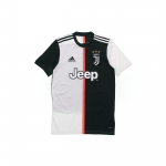 Adidas Juventus namų žaidimo mar&scaron;kinėliai trumpomis rankovėmis vyri&scaron;ki vir&scaron;utiniai drabužiai juoda balta DW5455 L