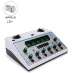 6 kanalų elektrinis akupunktūros stimuliatorius - 50Hz elektrinis nervų ir raumenų stimuliatorius, pleistro masažuoklis, namų priežiūros prietaisas UK Plug