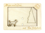 Thai Ridgeback - Photo frame, engraved wooden frame, a lovely gadget for the dog lover by Art-Dog