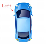 Wide Angle Replacement Heated Blind Spot Warning Wing Rear Mirror Glass For BMW X3 G01 X4 G02 X5 G05 2017- without Light Left