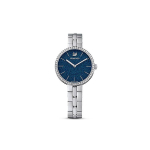 Swarovski Uptown Crystalline Delight Laikrodis Kvarcinis Mechanizmas Nerūdijančio Plieno Apyrankė Mėlynas Ciferblatas Moteri&scaron;ki laikrodžiai 5517790 Regular Watch Box,Blue Dial