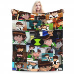 Ben 10 Omnitrix Antklodės Kokybi&scaron;ka Super Mink&scaron;ta Pledas Žiemos Mergaitėms Berniukams Sofa Lova Madinga Antklodė 130x150cm