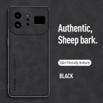 EUCAGR For Infinix Note 60 Ultra prabangus avikailio PU odos telefono dėklas For Infinix Note 60Ultra galinis dangtelis silikoninis atsparus smūgiams Infinix Note60Ultra juoda