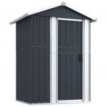 Sodo namelis antracito pilkos spalvos 126 x 97,5 x 177 cm cinkuotas plienas