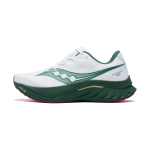 Saucony Endorphin Speed 4 Kvėpuojanti atrama Kvėpuojanti atrama Lenktyniniai bėgimo bateliai Unisex Balti Žali S28280-1 43 balta
