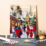 Menas &bdquo;Pasidaryk pats&ldquo; Tapyba pagal numerius Pomėgiai Skaitmeninis aliejinis paveikslas Skaičiai Tapyba Aliejinė tapyba Deimantinė tapyba Namų dekoras 40x50cm no frame