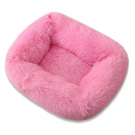 Mink&scaron;tas ilgas pliu&scaron;inis &scaron;unų lova Žiemos kačių lova Chihuahua Yorkie &scaron;uniuko pagalvėlė mažo &scaron;uns lova &Scaron;ilta naminių gyvūnėlių sofa lova &scaron;unims katėms L fuksija