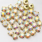 Reklama Ss12 -Ss40 Crystals Claw Cup Kalnų kri&scaron;tolas Blizgūs Strass Akmenys Metalo pagrindo Audinys Karoliukai Rankdarbiai Top Kalnų kri&scaron;tolas drabužiams 4mm 100pcs