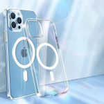 Magnetiniai telefono dėklai, skirti iPhone 14 13 12 11 Pro Max Mini, skirti Magsafe belaidžio įkrovimo dėklas, skirtas iPhone 8 7 Plus XS XR X SE dangtelis Fro iPhone 7 8 skaidri